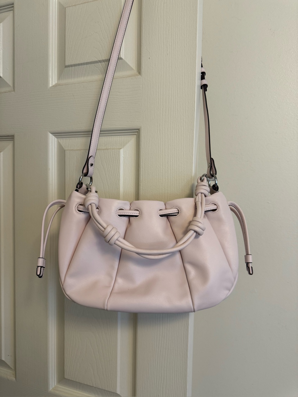 Kate Spade Soft Pink Drawstring Shoulder Bag
